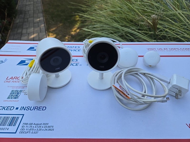 Lot of 2 Google Nest Cams A0053 Security Cameras & Accessories FOR PARTS REPAIR gallery