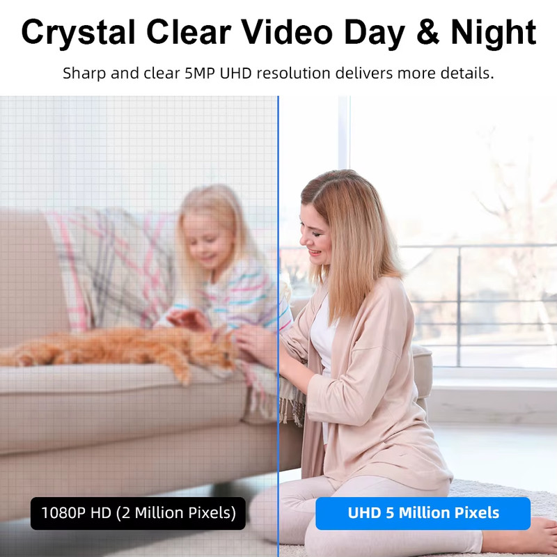 4K 8MP IP Camera Tuya Smart Home Indoor WiFi Wireless Surveillance Camera Automa gallery