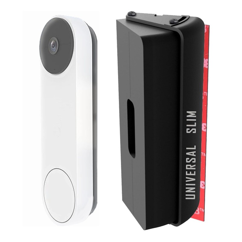 No Drill Adjustable 25 to 55 Degree Doorbell Angle Mount with All Nest Video …