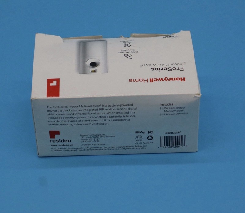 Honeywell Home PROINDMV ProSeries Indoor MotionViewer PIR Camera Open Box gallery