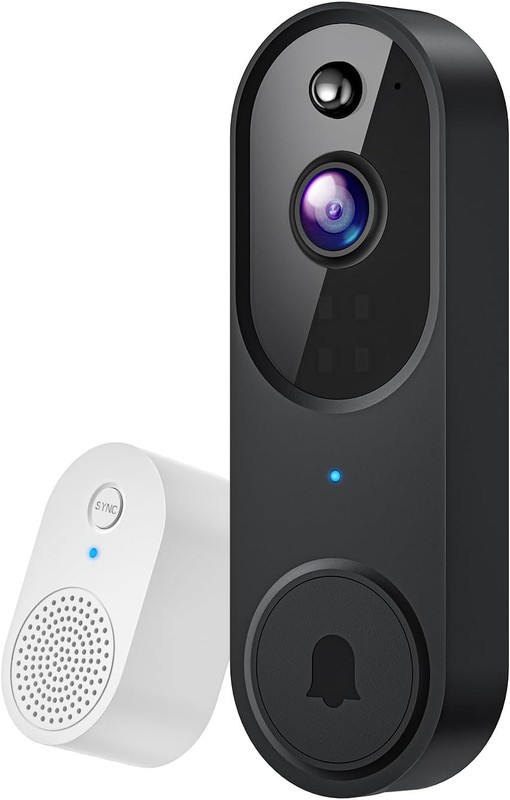 New Video Doorbell 1080p HD Camera WI-FI Night Vision Motion Detection Wireless