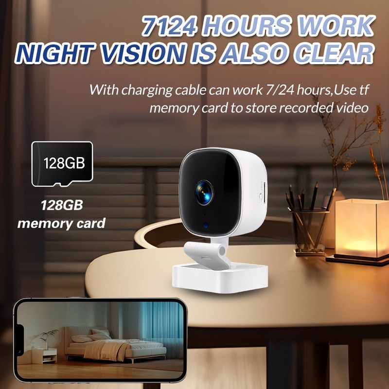 1080P HD WIFI Camara De Seguridad 360° PTZ Monitor Para Casa Interior Con Audio gallery