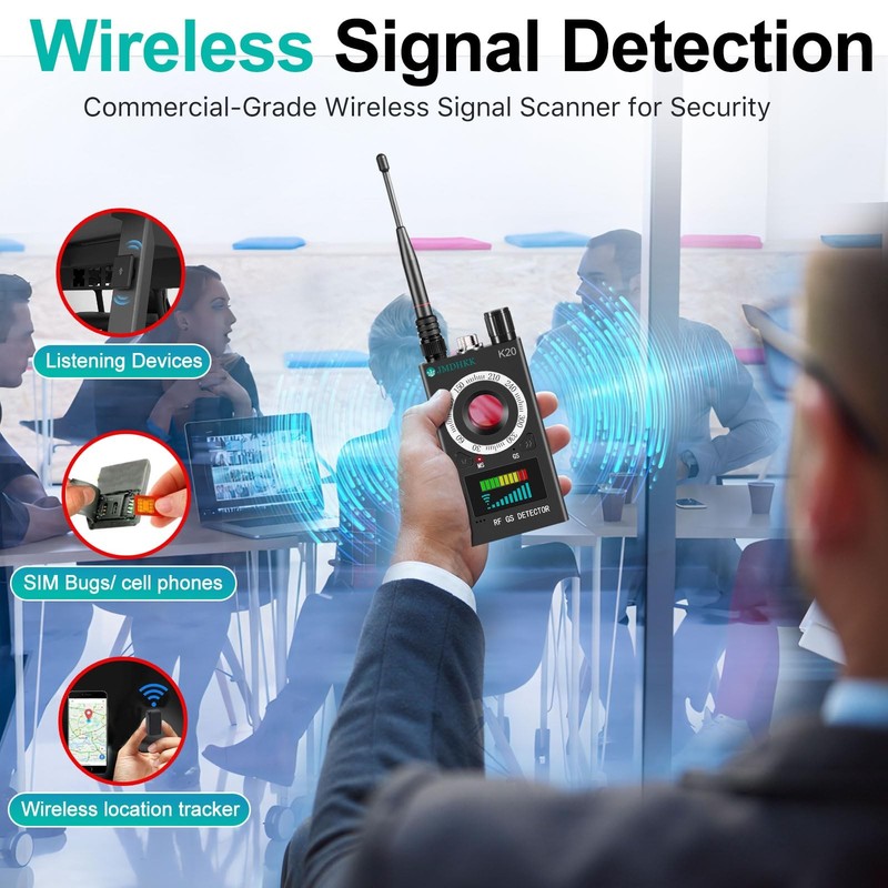 Hidden Camera Detector, Bug GPS Tracker Detector – RF Camera Finder for Hotel... gallery