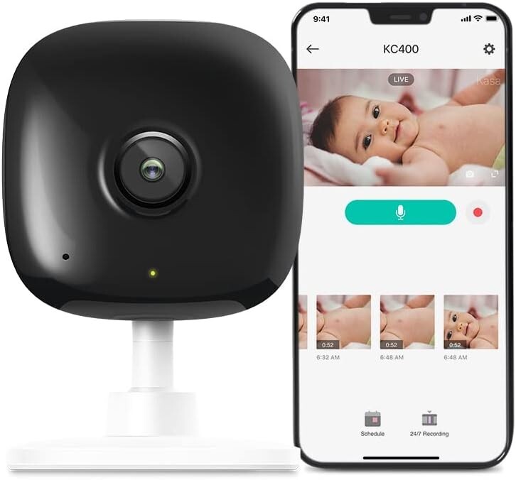QHD Kasa Smart 2K Indoor Camera PersonBaby CryingMotion Detection 2way audio