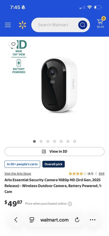 4 Arlo Essential Sec. Camera 3rd Gen2025 ReleaseWireless Outdoor Battery Powered gallery