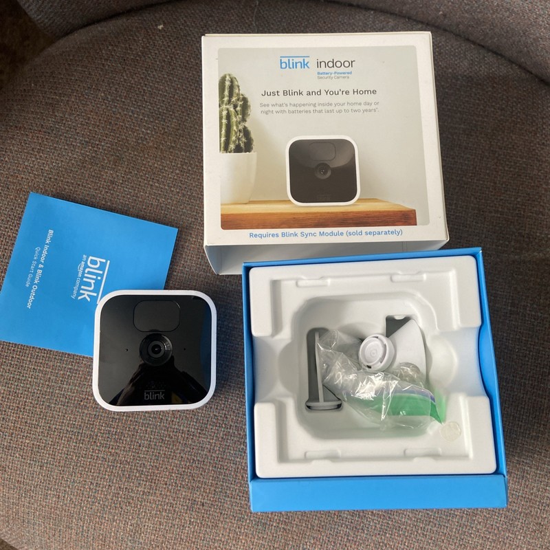 Blink Indoor Add-on Security Camera 2020 Newest Model Sync Module NOT INCLUDED