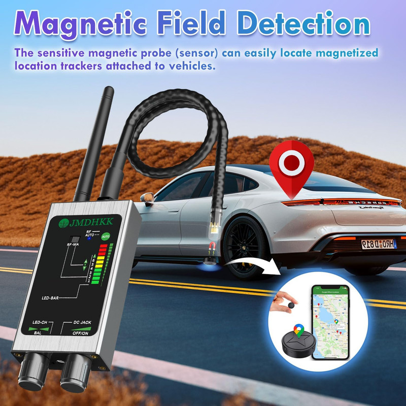 M8000 Portable Hidden Camera & Bug Detector for Travel and Privacy Protection gallery
