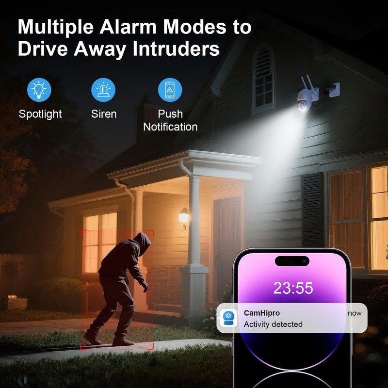 Plug-in Cameras for Home Security 4MP HD, Hosafe WiFi Security Cameras Wirele... gallery
