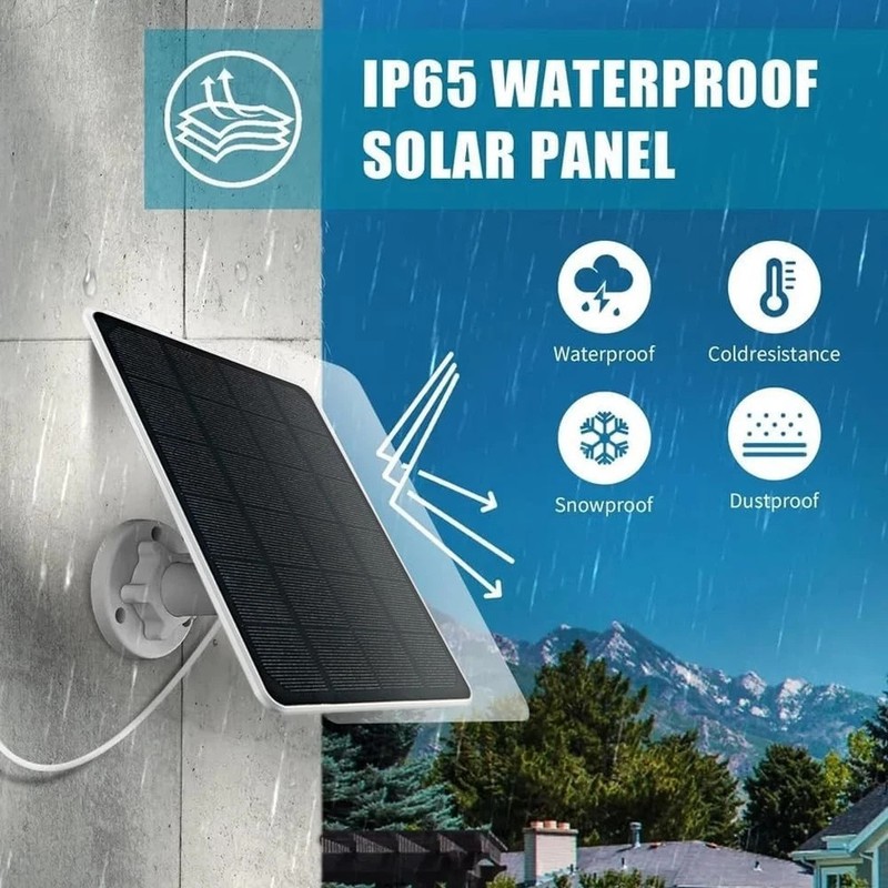 Ring Camera Solar Panel Compatible with Stick up Cam Battery Spotlight Plus gallery