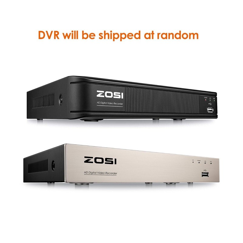 ZOSI 1080P Dome Security Camera System 8CH 5MP-Lite DVR Remote Control Motion IR gallery