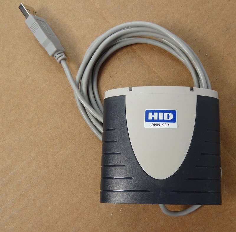 HID Omnikey 3121 R31210320-01 Smart Card Reader Interior Grey USB 2.0 gallery