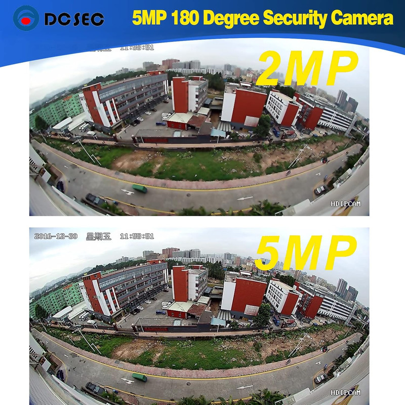 5MP 4MP 180 Degree Wide Angle Dome Security Camera HD-TVI/CVI/AHD/960H Analog 4 gallery