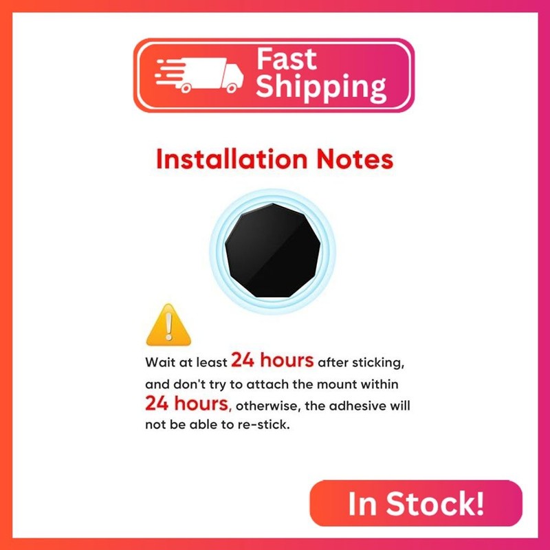6 Pack Adhesive Replacement Magnet Piece for Garmin Low-Profile Magnetic Mount,O gallery