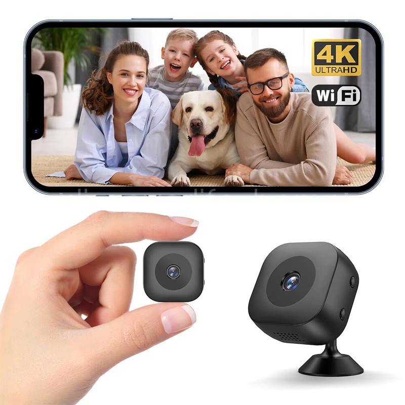 Home Security Wireless Intdoor Camera 4K Waterproof Motion Detection WiFi IP Cam gallery