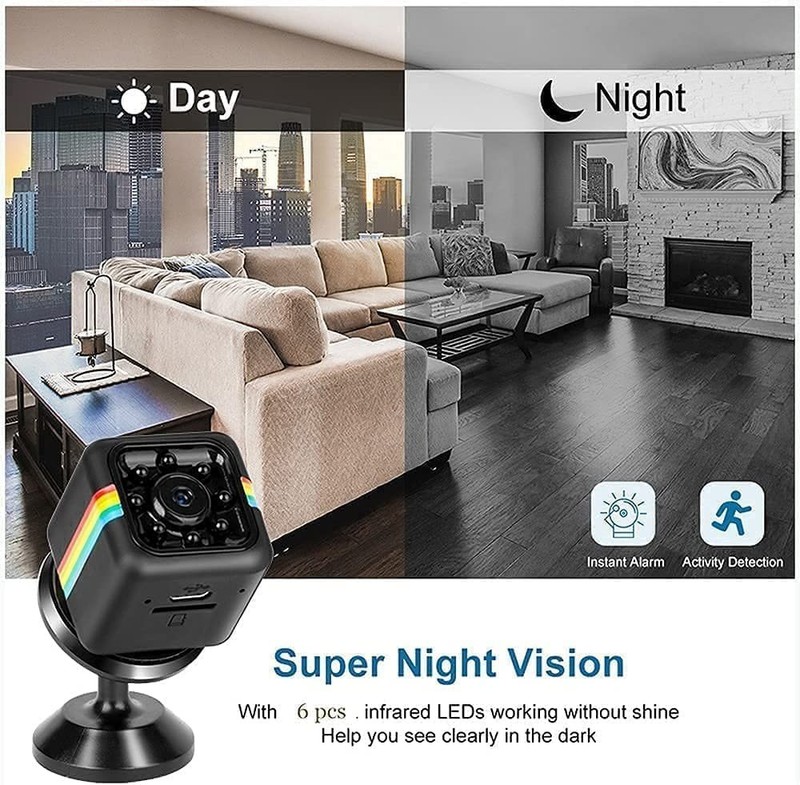 HC 1080P WiFi Mini Security Camera for Home Kids Pets with Night Vision gallery