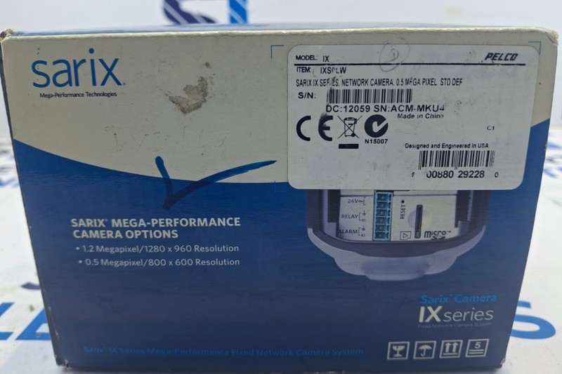 PELCO IXSOLW Sarix Fixed Network Camera 0.5mp Low Light WDR Day/Night gallery