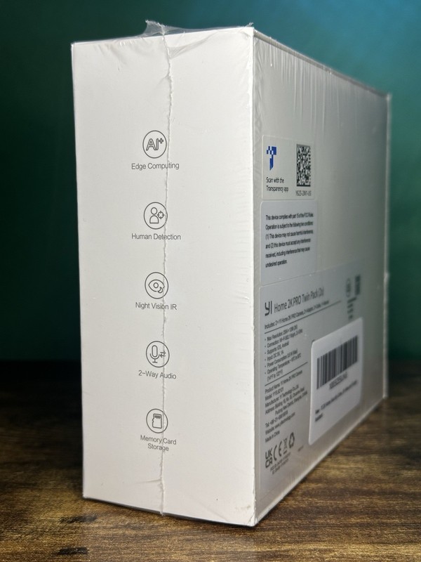Factory Sealed - Yi Home 2K Pro Camera Twin Pack - White - Model YYS.62121 gallery