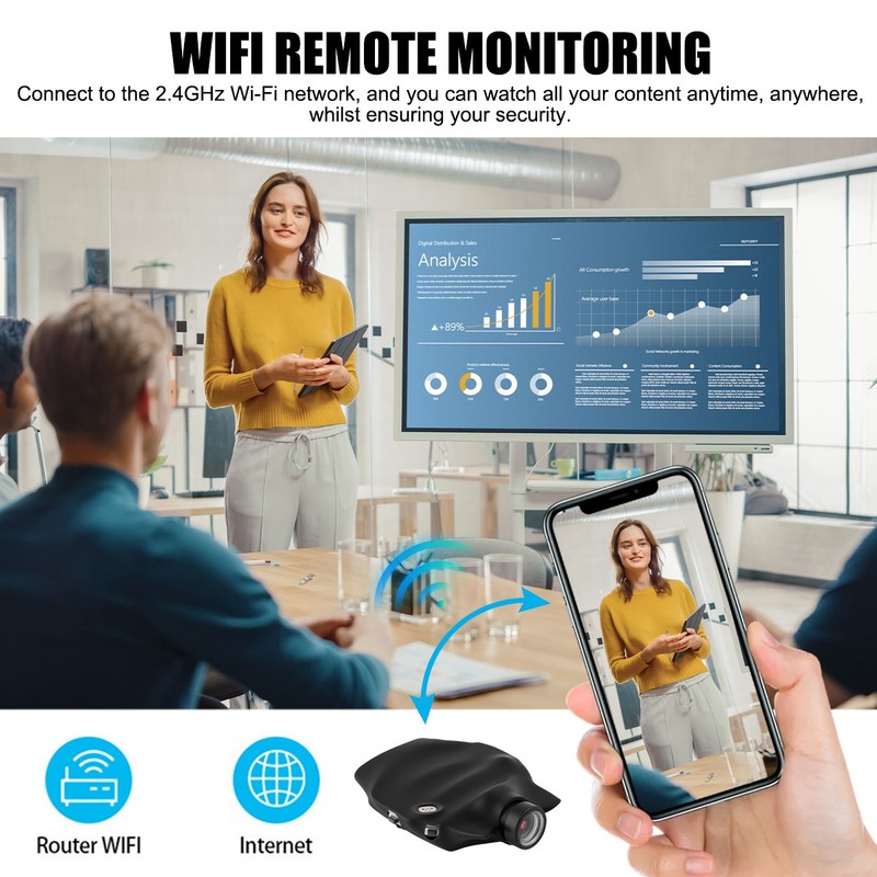 1080P Wifi Wireless Camera Mini Camcorder Video Night Vision Home Security Cam gallery