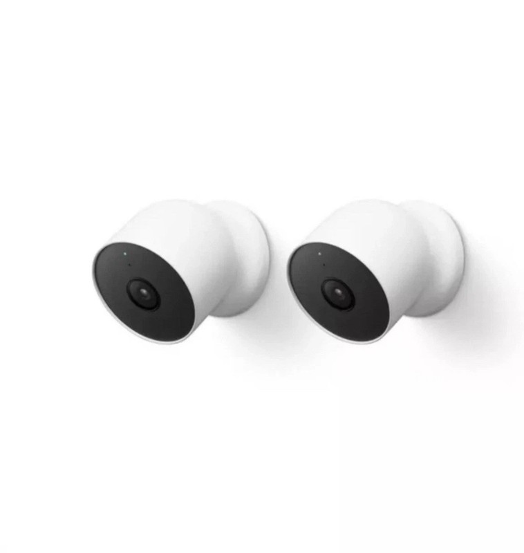 Google Nest Cam Indoor/Outdoor Surveillance Camera New Pack of 2 SEALED