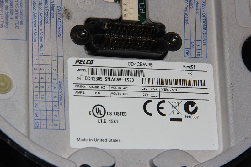 PELCO DD4CBW35 PTZ 35X Zoom NTSC Day Night Dome Surveilance Camera gallery