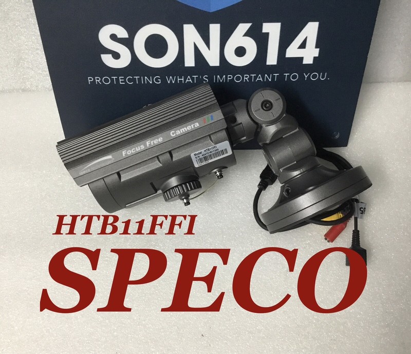 Speco HTB11FFI Security Color Camera W/ 650TVL 2.8-10mm Focus Free Vandal Tested