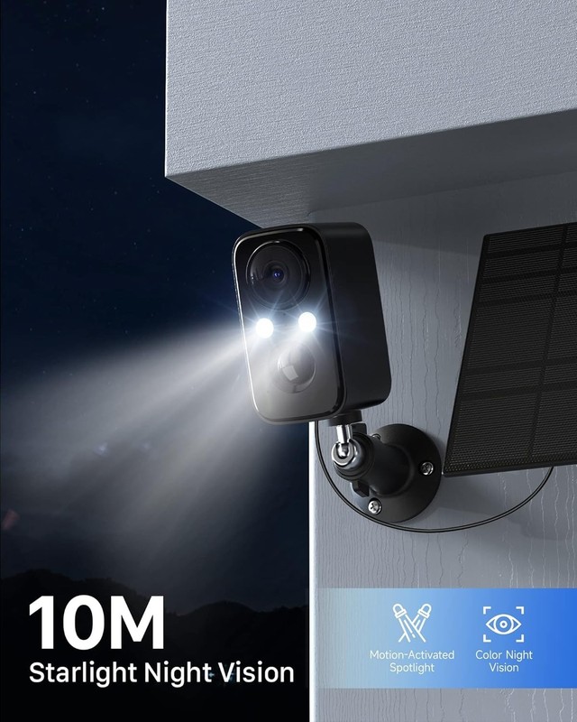 Waterproof WiFi Security Camera with Motion Sensor & Remote Access Control gallery