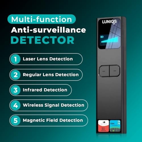 Hidden Camera Detector & Bug Finder - RF & GPS Tracker Detector with LCD Screen gallery
