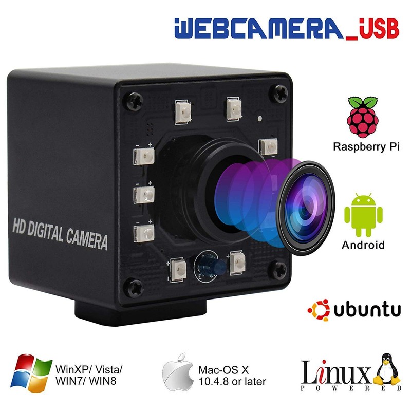1080P Night Vision USB Camera CMOS OV2710 IR LED Infrared Webcam with IR Cut ... gallery