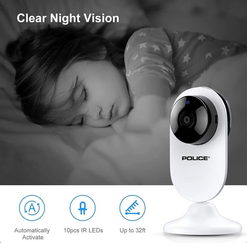 Wifi Security Camera Hd 1080P Compact Indoor Plug-In Smart Security Camera Syste gallery