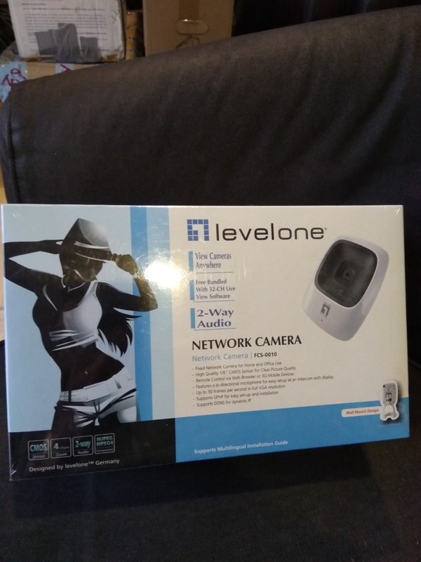 Level One FCS-0010 Network Camera 10/100Mbps BRAND NEW !!! SEALED !!! RARE !!!