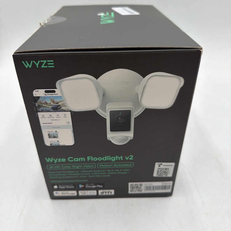 Wyze Cam Floodlight V2 Motion-Activated 2K HD Color Night Vision Camera gallery