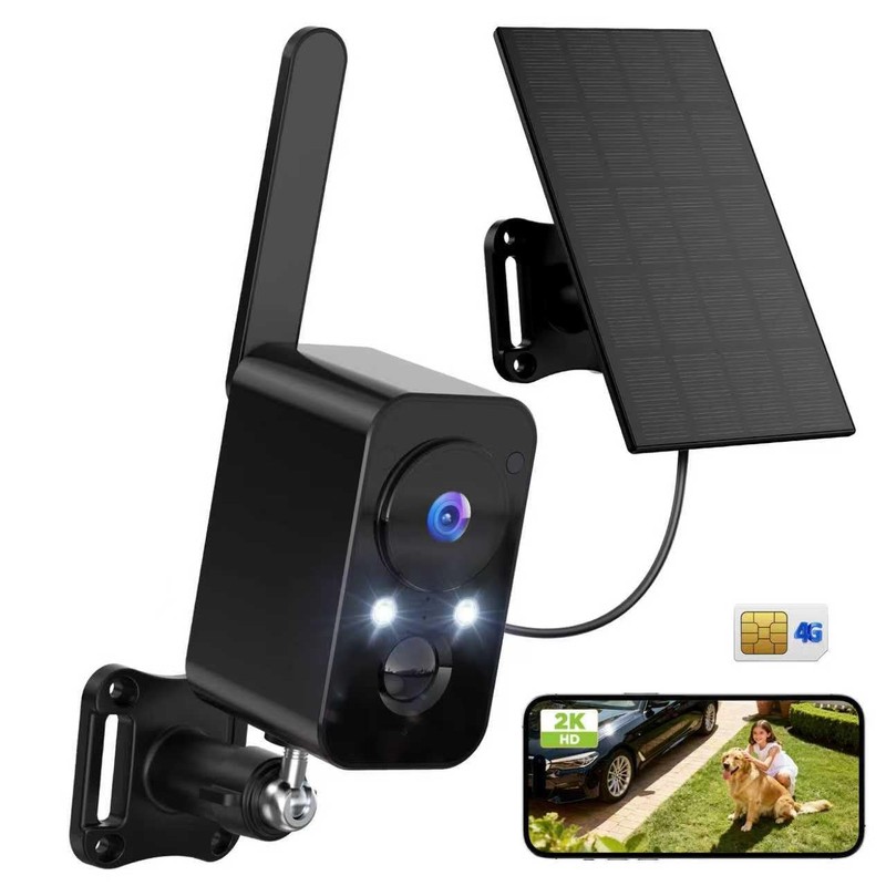 4G SIM Cellular Security Cameras Wireless Outdoor/Indoor: No WiFi Battery Ope…