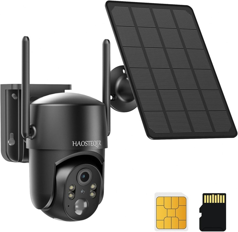 Waterproof Wireless Outdoor Camera - 2K HD Solar Security with 2-Way Talk gallery