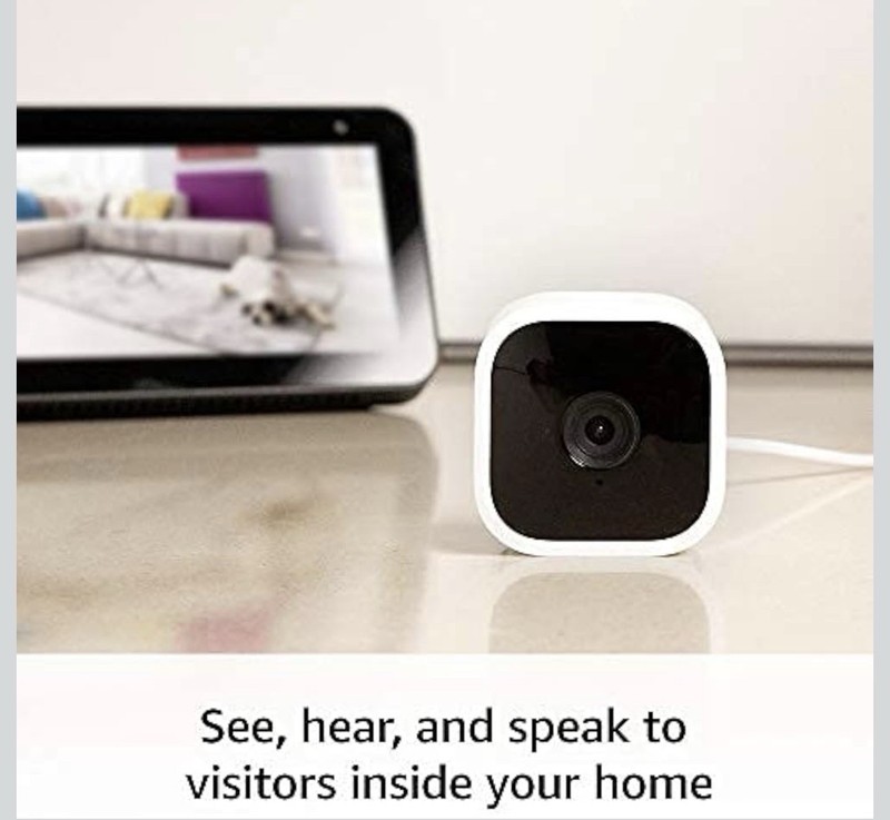 Blink Mini White Indoor Plug-In Live HD Smart Security Camera (New in Box) gallery