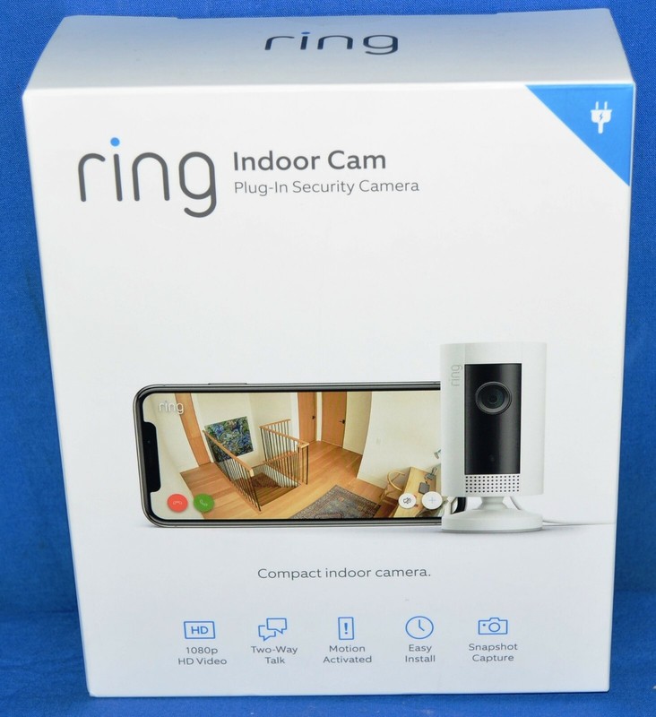 Ring Indoor Cam Plug-In Security Camera Two-Way Talk