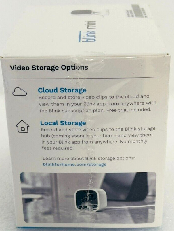 Blink Mini Compact indoor plug-in smart security camera 1080p HD, New/Sealed gallery