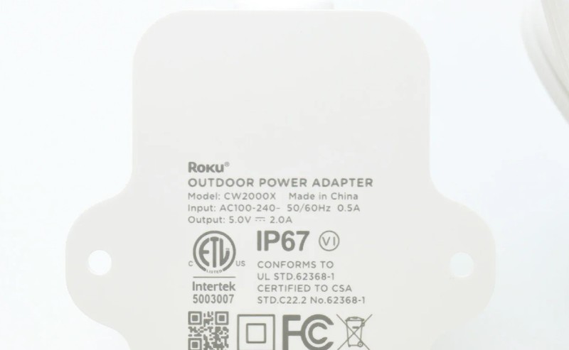 Roku Cam Outdoor Power Adapter CW2000X 5V2A For Wyze Cam V4 V3 V3 Pro OG IP67 gallery
