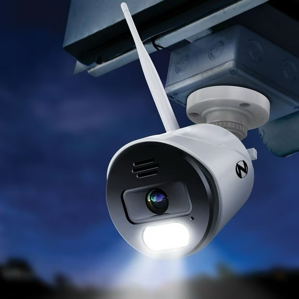NEW Night Owl 4K HD WI-FI Security Camera With Power Supply WNIP-8LTA-BS-V2 NIB