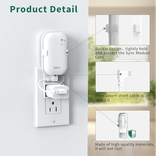 Blink Sync Module Core Mount,Compatible with Sync Module Core,Space White gallery