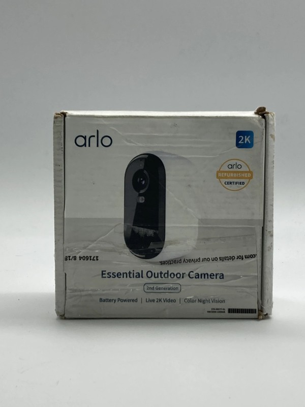 Arlo Essential Outdoor Camera VMC3050 2K 2nd Gen