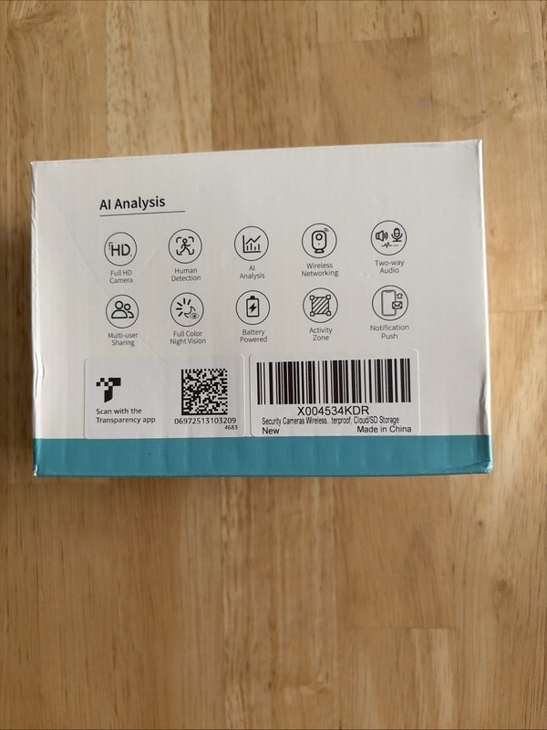 Vision Well Wireless Outdoor Smart Battery Camera, Model CG6S gallery