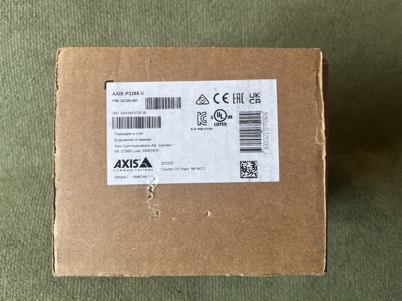 Axis Communications P3265-V 02326-001 Indoor Dome Camera White Used gallery