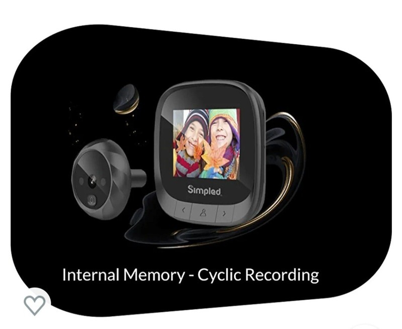 SIMPLED Digital Door Viewer Internal Memory Cyclic Recording gallery