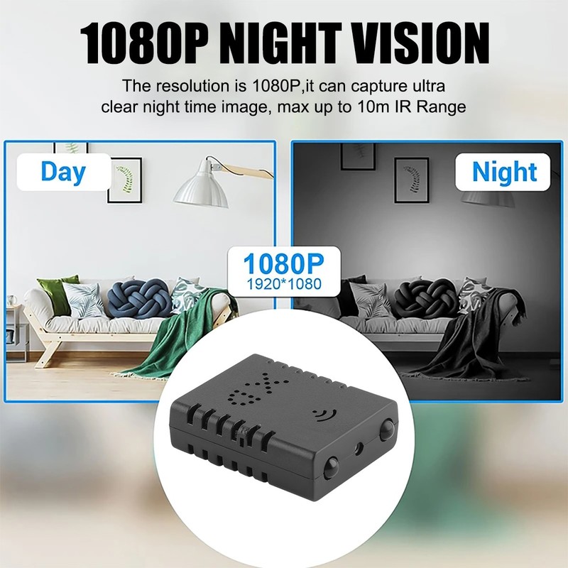 Mini WiFi Security Camera iWFCam App Night Vision Motion Detection USB Powered gallery