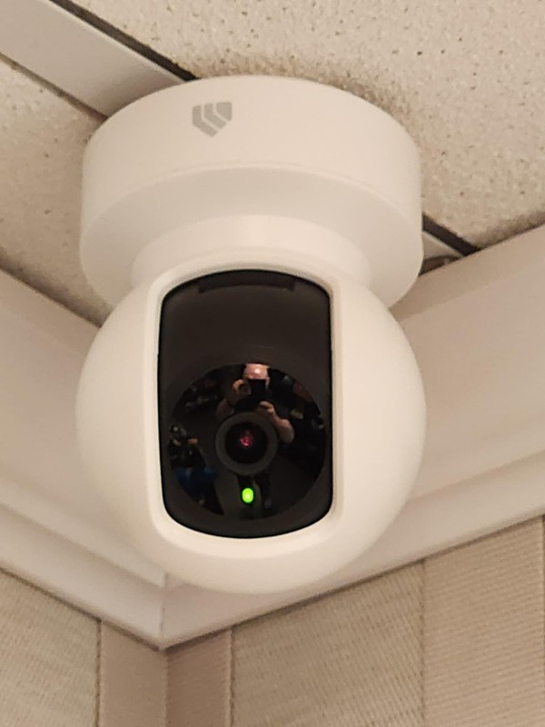 Versatile 1080p Dog & Baby Monitor with Night Vision, Works w/ Alexa & Google