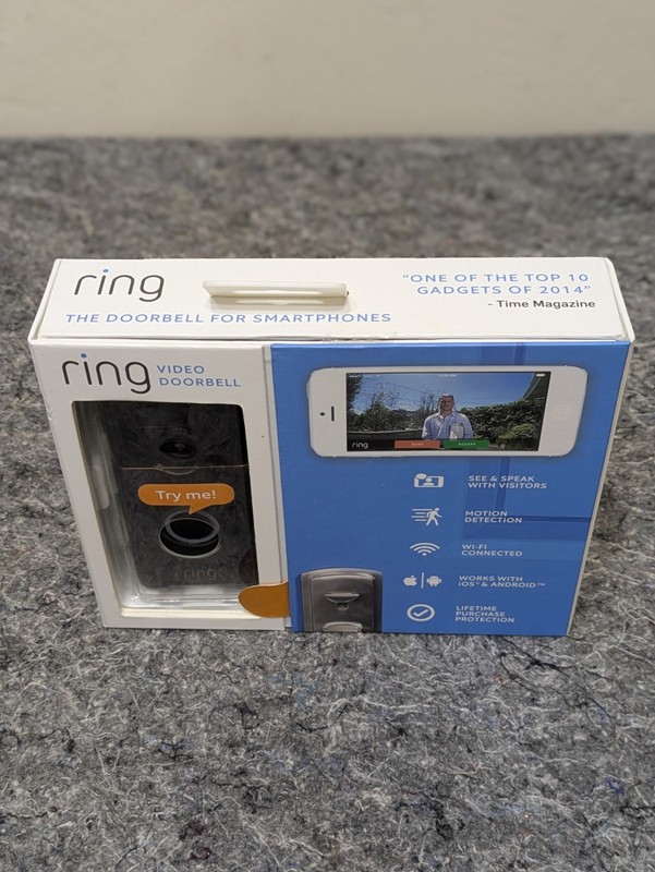 Ring Wi-Fi Enabled Video Doorbell - Venetian Bronze New Open Box - Genuine Ring gallery