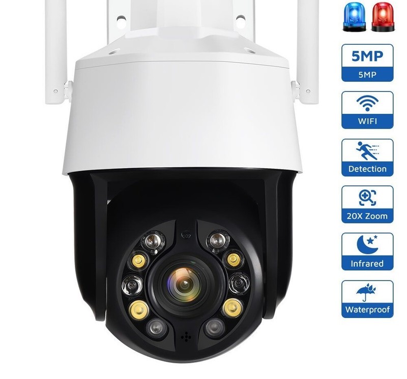 WiFi IP Security Camera 20X Optical Zoom 100M IR Night Vision Surveillance Cam