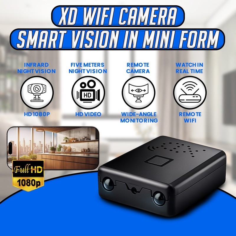 Smart Mini WiFi Camera Wireless 1080P HD Small Night Cam w/Battery Home Security gallery