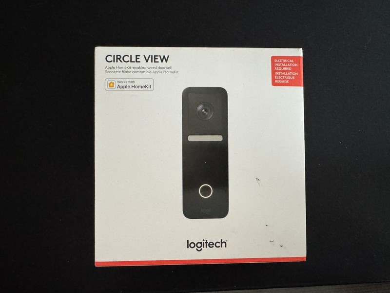 Logitech Circle View Doorbell Camera Compatible with Apple HomeKit