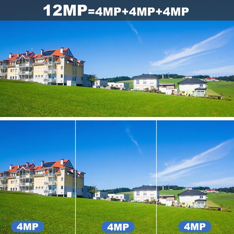 6K HD WIFI IP Camera Outdoor PTZ Auto Tracking CCTV Security Night Vision Camera gallery